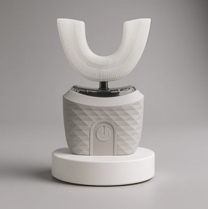 Brush360 – 360° Otomatik U Tipi Diş Fırçası (Şarjlı, Yetişkin & 3 Farklı Mod)