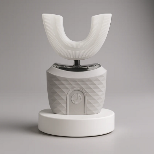 Brush360 – 360° Otomatik U Tipi Diş Fırçası (Şarjlı, Yetişkin & 3 Farklı Mod)