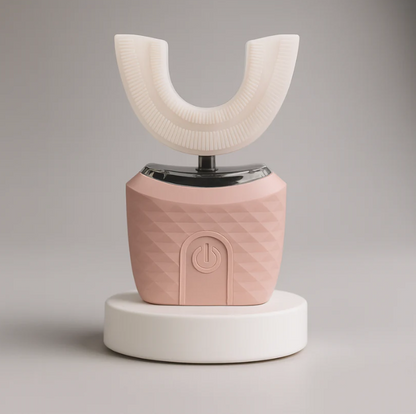 Brush360 – 360° Otomatik U Tipi Diş Fırçası (Şarjlı, Yetişkin & 3 Farklı Mod)