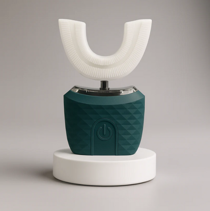 Brush360 – 360° Otomatik U Tipi Diş Fırçası (Şarjlı, Yetişkin & 3 Farklı Mod)